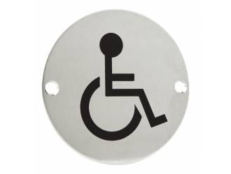 Engraved Disabled Sign