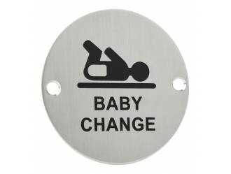 Engraved Baby Change Sign